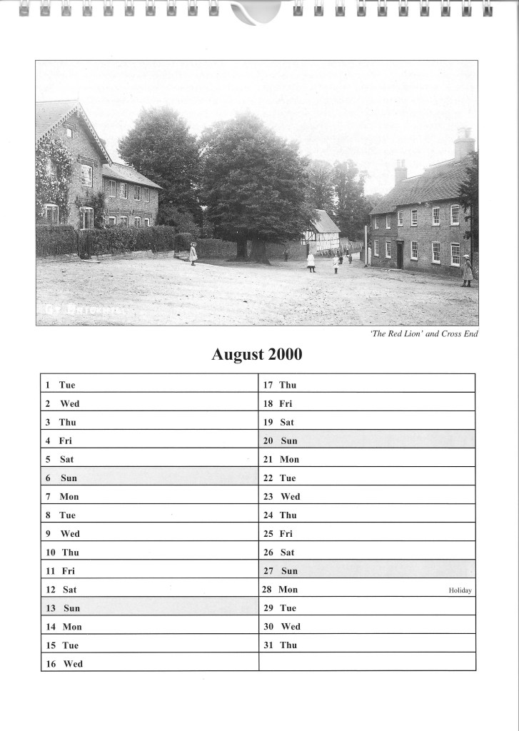 Millennium Calendar 2000