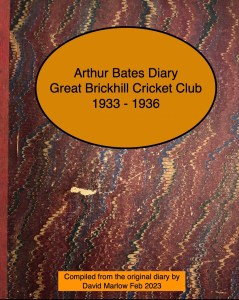 Arthur Bates Diary Cover